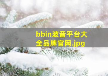 bbin波音平台大全品牌官网